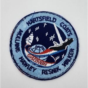 NASA Patch‎ Astronaut Discovery; Hartsfield Coats Walker Resnik Hawley